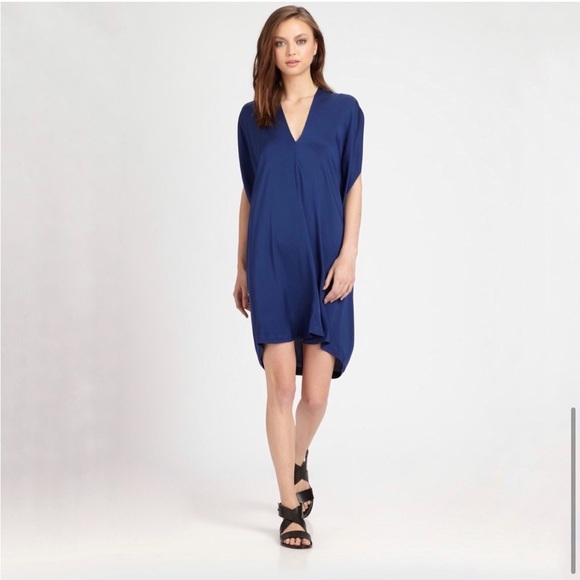 Vince Dresses & Skirts - Vince Silk Georgette Draped Dress